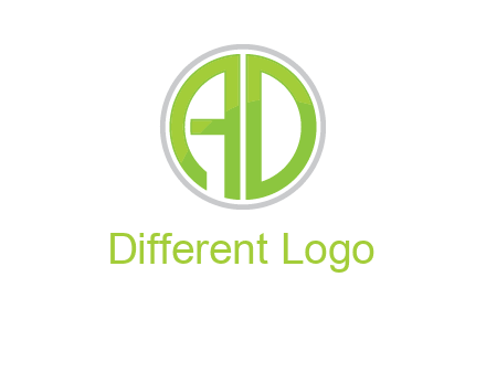 letters A and D in a circle logo