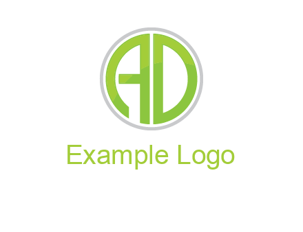 letters A and D in a circle logo
