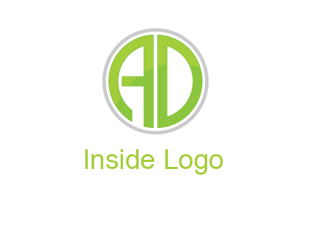 letters A and D in a circle logo