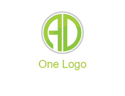 letters A and D in a circle logo