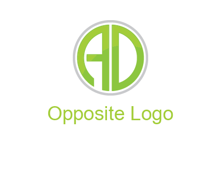 letters A and D in a circle logo