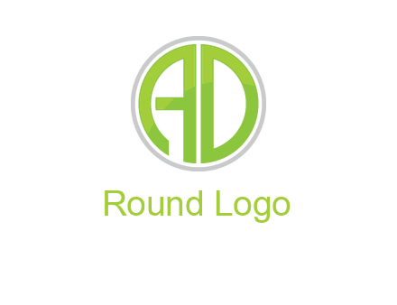 letters A and D in a circle logo