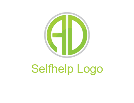 letters A and D in a circle logo