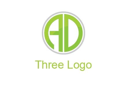 letters A and D in a circle logo