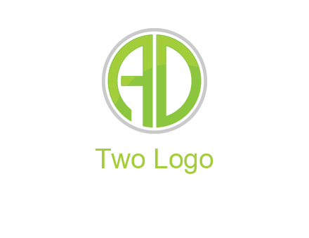 letters A and D in a circle logo