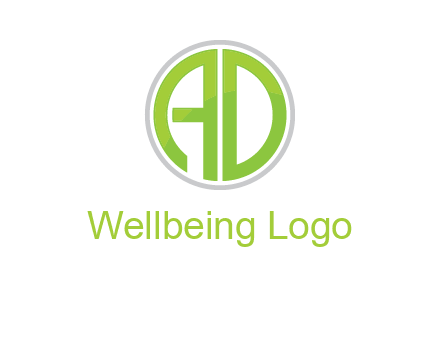 letters A and D in a circle logo