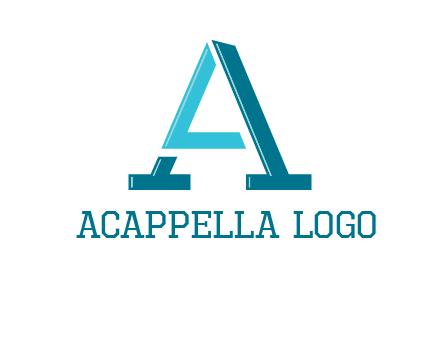letters L and A logo