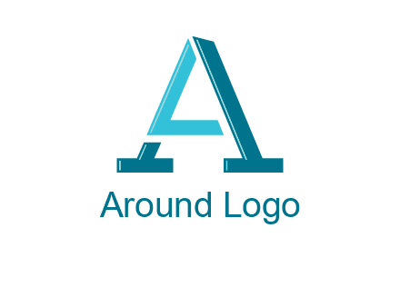 letters L and A logo
