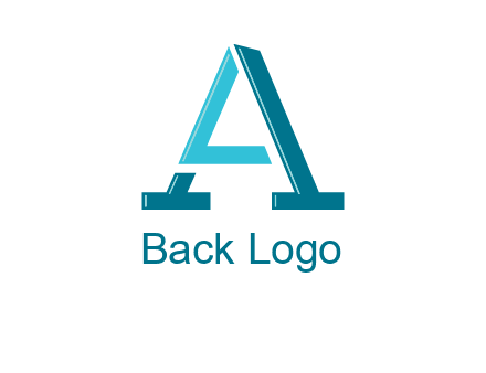 letters L and A logo