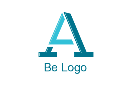 letters L and A logo