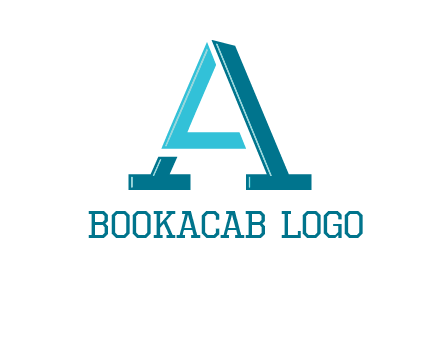 letters L and A logo