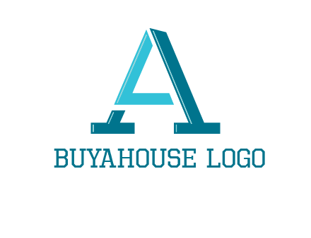 letters L and A logo