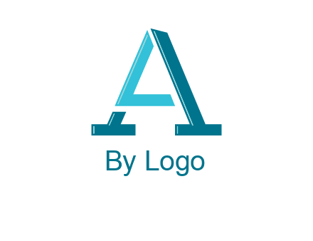 letters L and A logo