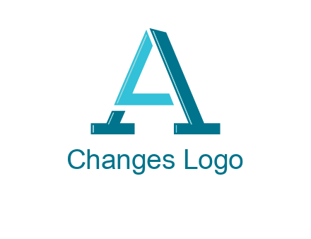 letters L and A logo