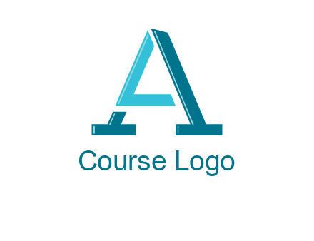 letters L and A logo