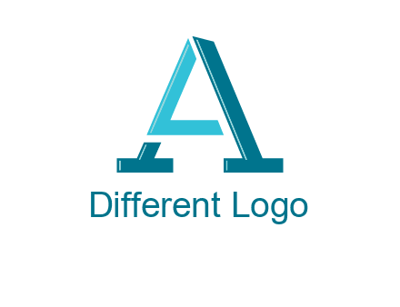 letters L and A logo