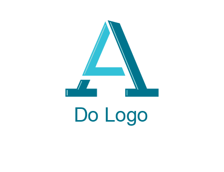 letters L and A logo