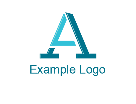 letters L and A logo