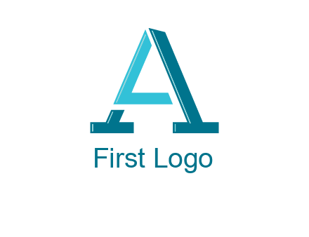 letters L and A logo