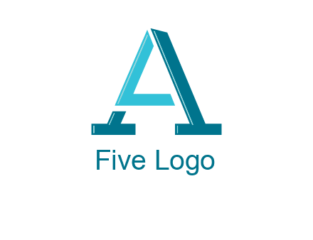 letters L and A logo