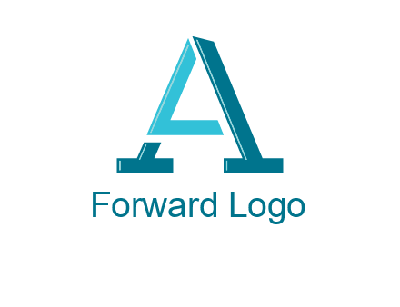 letters L and A logo