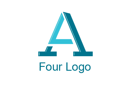 letters L and A logo