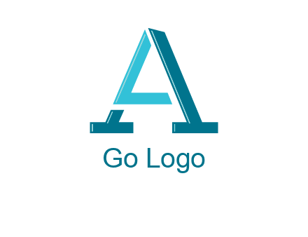 letters L and A logo
