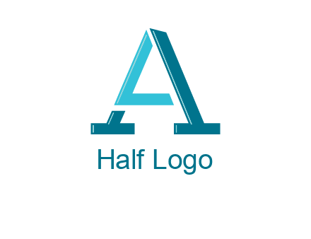 letters L and A logo