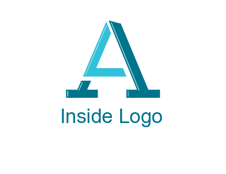 letters L and A logo