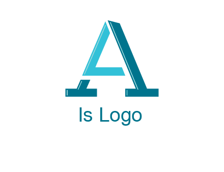 letters L and A logo