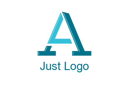 letters L and A logo