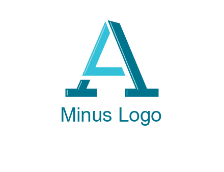 letters L and A logo