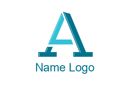 letters L and A logo