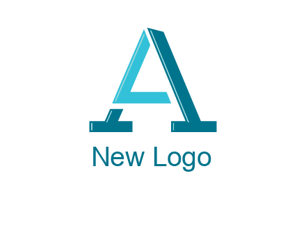 letters L and A logo