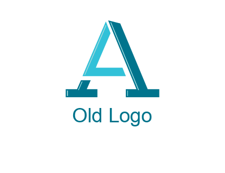 letters L and A logo