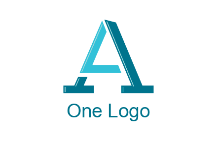 letters L and A logo