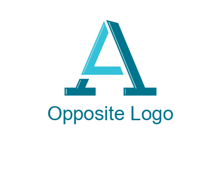letters L and A logo