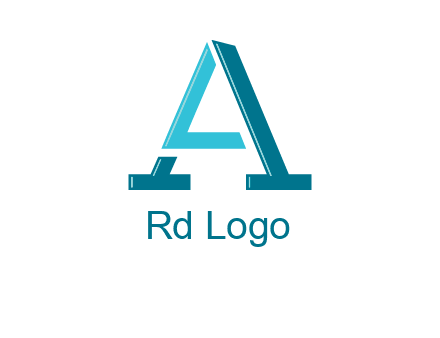 letters L and A logo