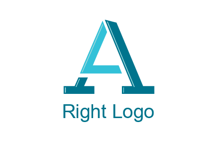 letters L and A logo