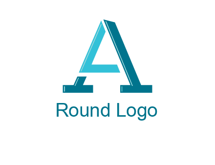 letters L and A logo