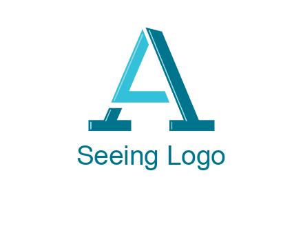 letters L and A logo
