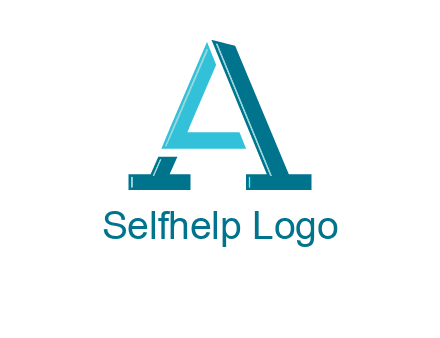 letters L and A logo