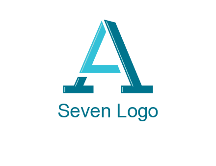 letters L and A logo