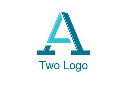 letters L and A logo
