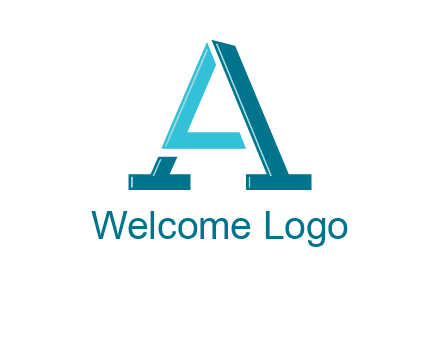 letters L and A logo