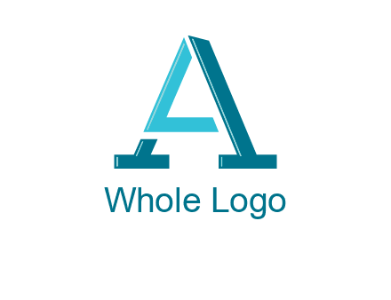 letters L and A logo