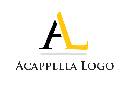 letters L and A