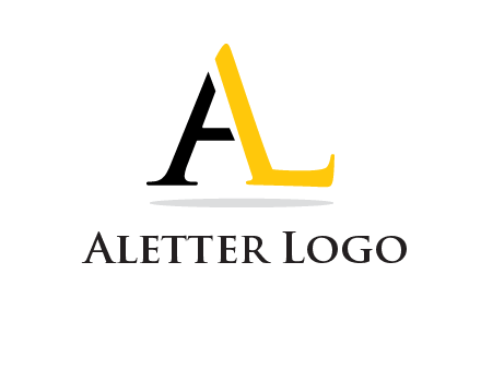 letters L and A