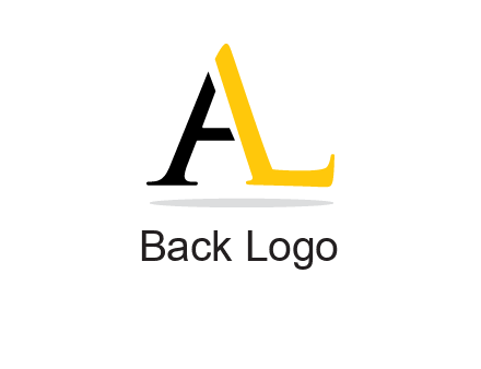 letters L and A