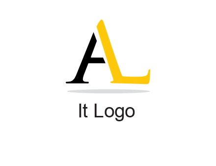 letters L and A